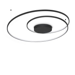 Oz - Black LED Flush Ø 100 cm