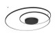 IdealLux-364995 - Oz - Black LED Flush Ø 100 cm