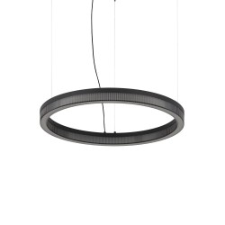 Crown - Decorative Black LED Pendant Ø 60 cm