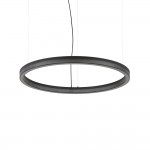 Crown - Decorative Black LED Pendant Ø 80 cm
