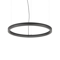 Crown - Decorative Black LED Pendant Ø 80 cm