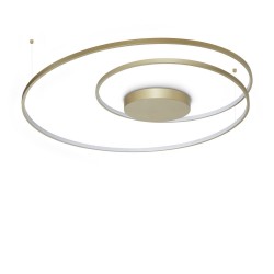 Oz - Brushed Brass LED Flush Ø 100 cm
