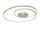 IdealLux-365022 - Oz - Brushed Brass LED Flush Ø 100 cm