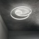 IdealLux-365039 - Oz - Black LED Flush Ø 40 cm