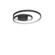 IdealLux-365039 - Oz - Black LED Flush Ø 40 cm
