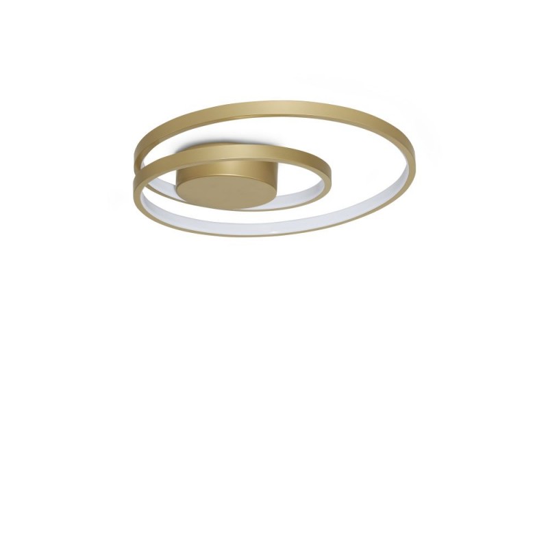 IdealLux-365046 - Oz - Brushed Brass LED Flush Ø 40 cm