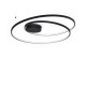 IdealLux-365053 - Oz - Black LED Flush Ø 80 cm