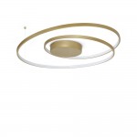Oz - Brushed Brass LED Flush Ø 80 cm