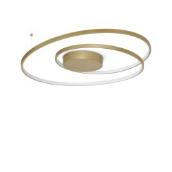 Oz - Brushed Brass LED Flush Ø 80 cm