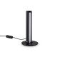 IdealLux-366081 - Dorica - Ribbed Black LED Table Lamp
