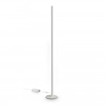 Dorica - Ribbed White LED Floor Lamp