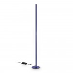 Dorica - Ribbed Blue LED Floor Lamp