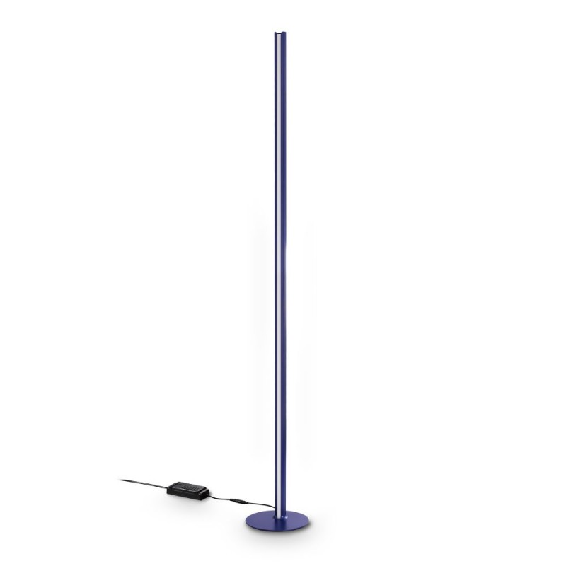 IdealLux-366135 - Dorica - Ribbed Blue LED Floor Lamp