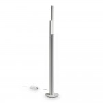 Dorica - Ribbed White 3 Light LED Floor Lamp