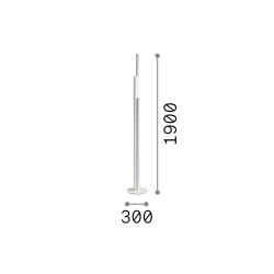 Dorica - Brass 3 Light LED Floor Lamp