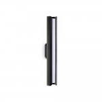 Dorica - Ribbed Black LED Wall Lamp