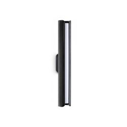 Dorica - Ribbed Black LED Wall Lamp