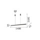 IdealLux-366456 - Dorica - Bronze LED Linear Profile
