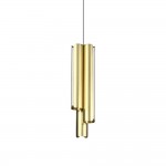 Dorica - Brass 3 Light LED Pendant