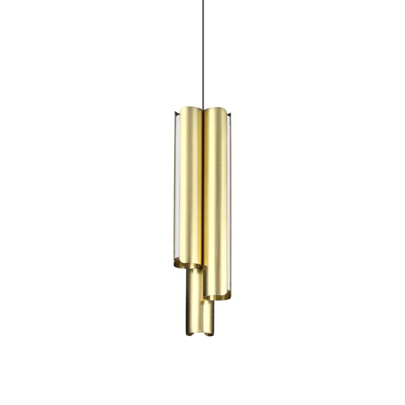 IdealLux-366494 - Dorica - Brass 3 Light LED Pendant
