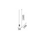 IdealLux-367163 - Essence - White LED Floor Lamp
