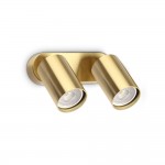 Dynamite - Satin Brass 2 Spotlights