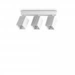 Dynamite - White Square 3 Spotlights