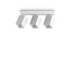Dynamite - White Square 3 Spotlights