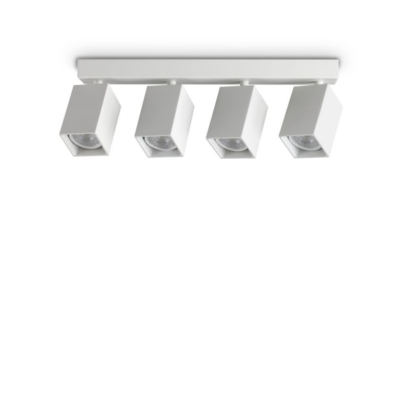 IdealLux-367422 - Dynamite - White Square 4 Spotlights