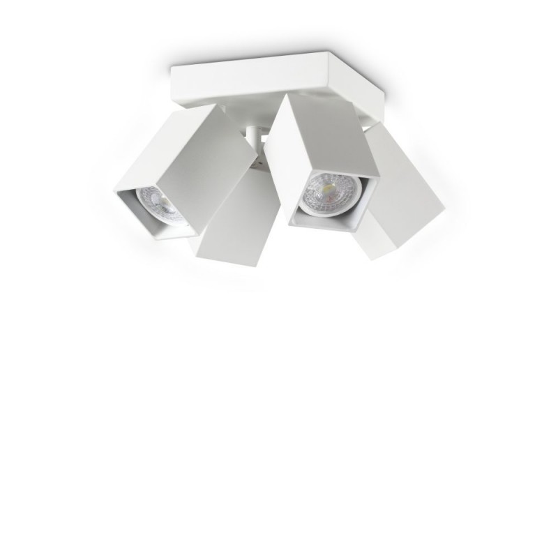 IdealLux-367446 - Dynamite - White Square 4 Spotlights