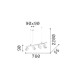 IdealLux-367453 - Dynamite - White 4 Light Linear Fitting