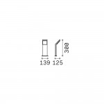 Style - IP54 White LED Post 3000K - 30 cm