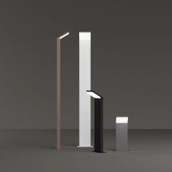 Style - IP54 Grey LED Post 3000K - 30 cm