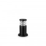 Tronco - IP65 Black Bollard with Diffuser 25 cm