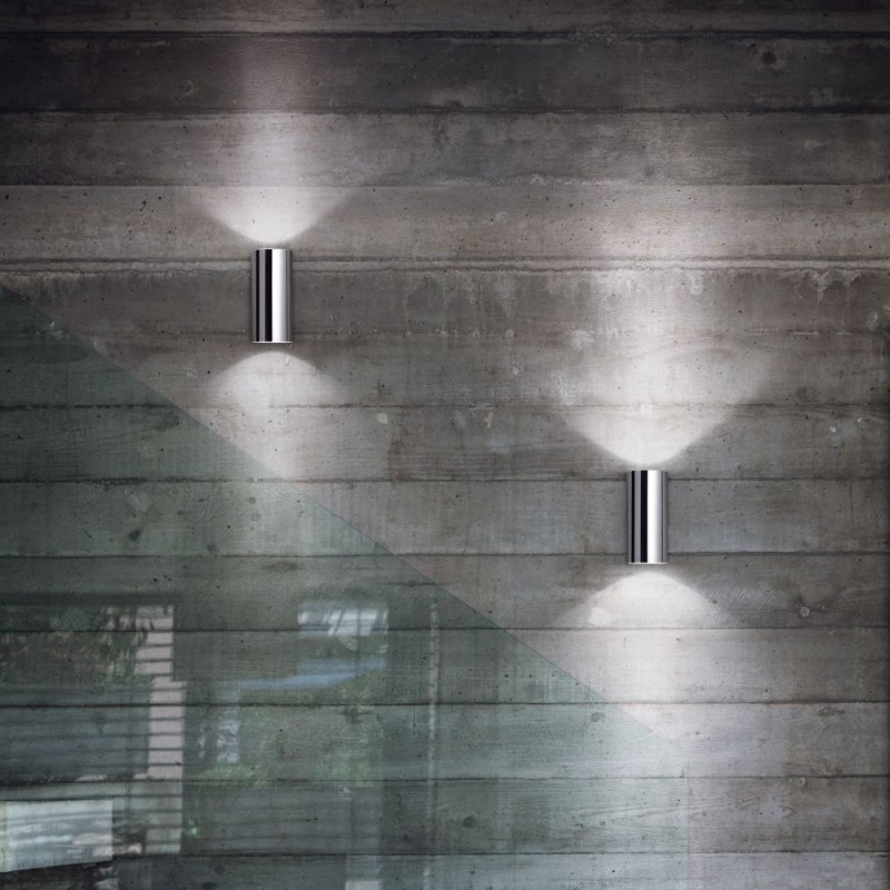 IdealLux-369990 - Look - Brass Up & Down Wall Lamp 15 cm