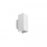 Look Square - White Up & Down Wall Lamp 15 cm