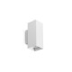 IdealLux-370194 - Look Square - White Up & Down Wall Lamp 15 cm