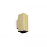 Look Square - Brass Up & Down Wall Lamp 15 cm