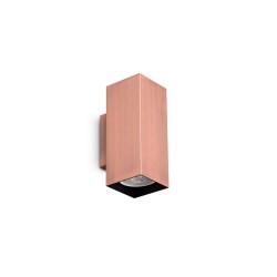 Look Square - Copper Up & Down Wall Lamp 15 cm
