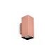 IdealLux-370354 - Look Square - Copper Up & Down Wall Lamp 15 cm