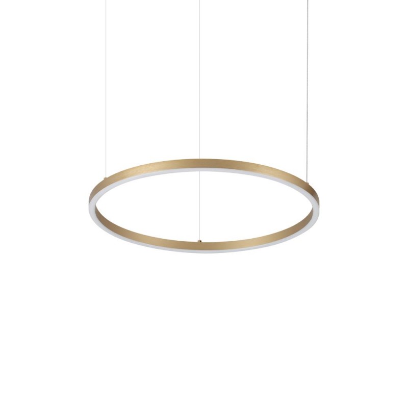 IdealLux-370408 - Oracle Slim - Brass LED Pendant Ø 50 cm