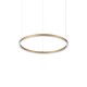 IdealLux-370408 - Oracle Slim - Brass LED Pendant Ø 50 cm