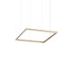 IdealLux-370415 - Oracle Slim - Brass LED Pendant Ø 50 cm