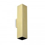 Look Square - Brass Up & Down Wall Lamp 30 cm