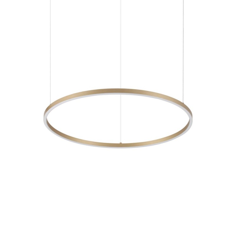 IdealLux-370446 - Oracle Slim - Brass LED Pendant Ø 70 cm