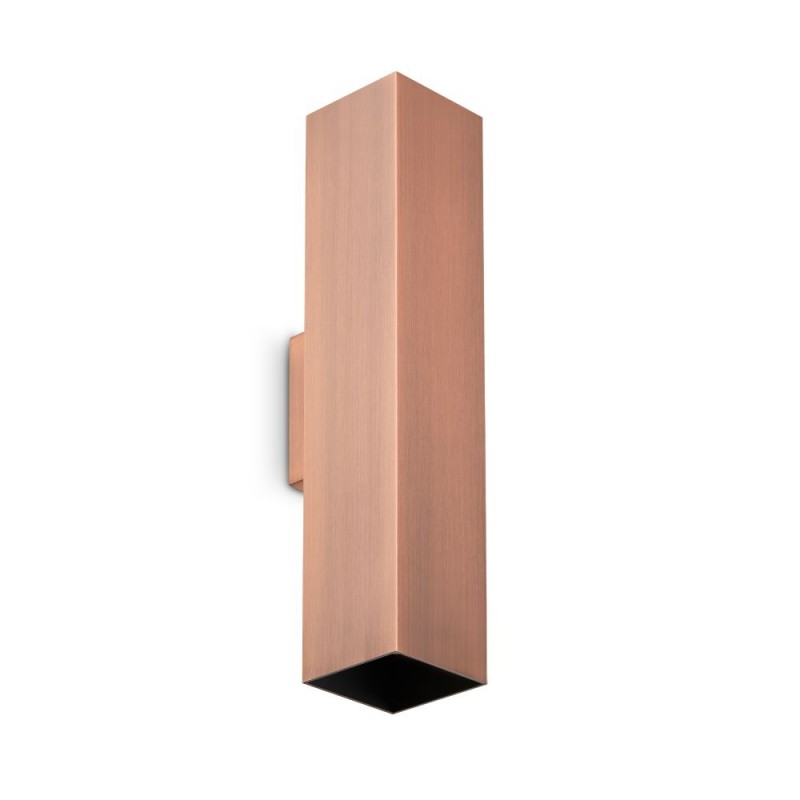 IdealLux-370460 - Look Square - Copper Up & Down Wall Lamp 30 cm