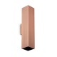 IdealLux-370460 - Look Square - Copper Up & Down Wall Lamp 30 cm