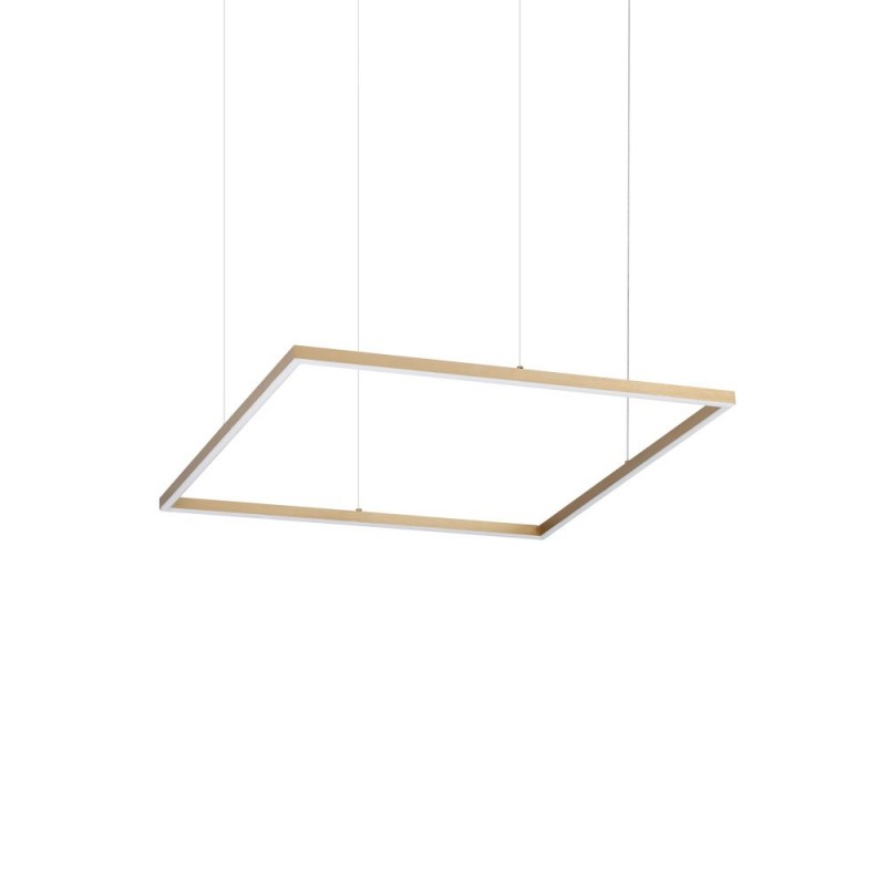 IdealLux-370484 - Oracle Slim - Brass LED Pendant Ø 70 cm