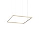 IdealLux-370484 - Oracle Slim - Brass LED Pendant Ø 70 cm