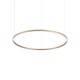 IdealLux-370514 - Oracle Slim - Brass LED Pendant Ø 90 cm